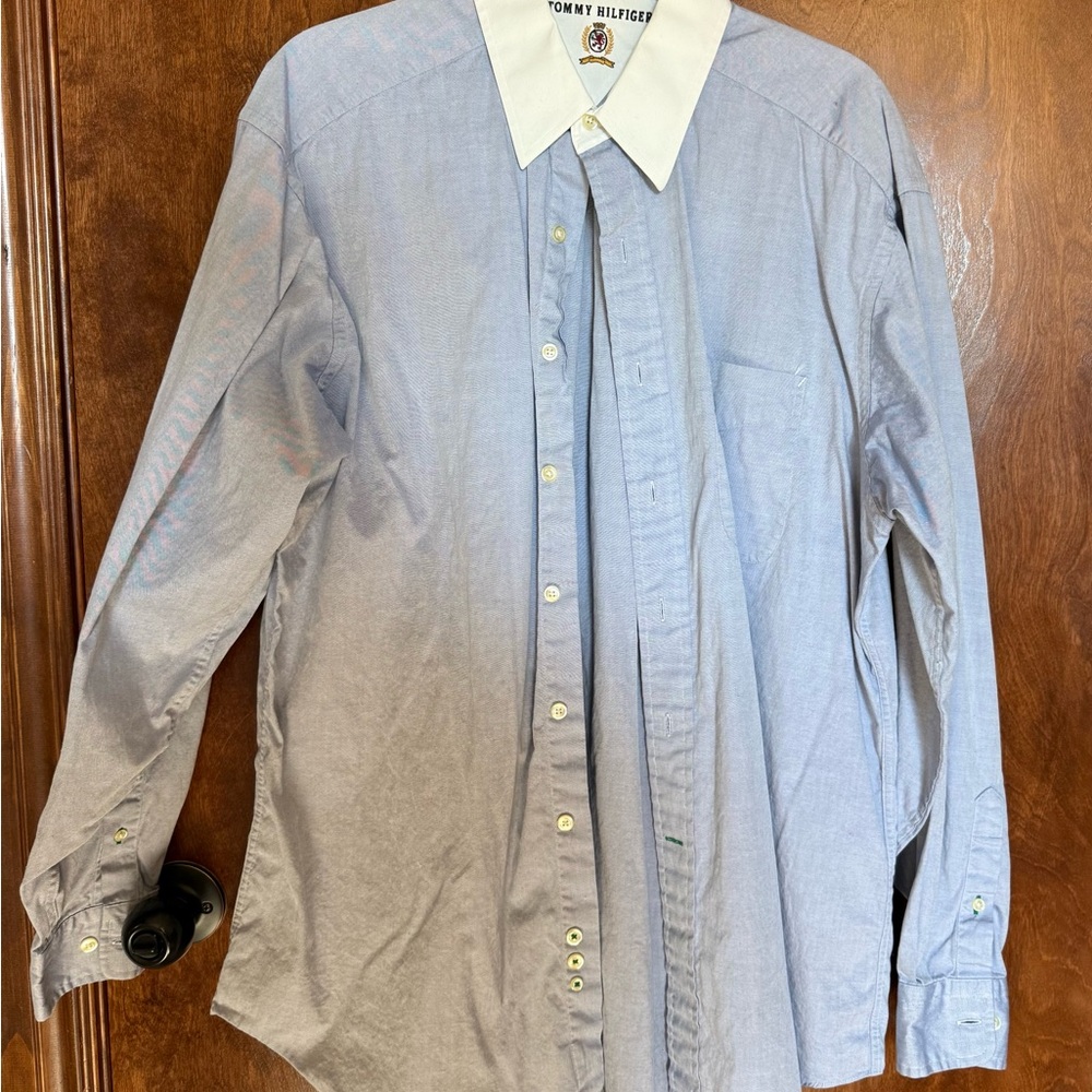 Tommy Hilfiger Men's Light Blue Dress Shirt